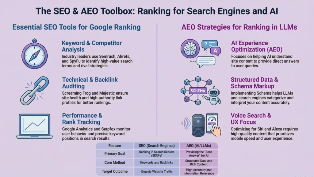 أدوات تحسين محركات البحث