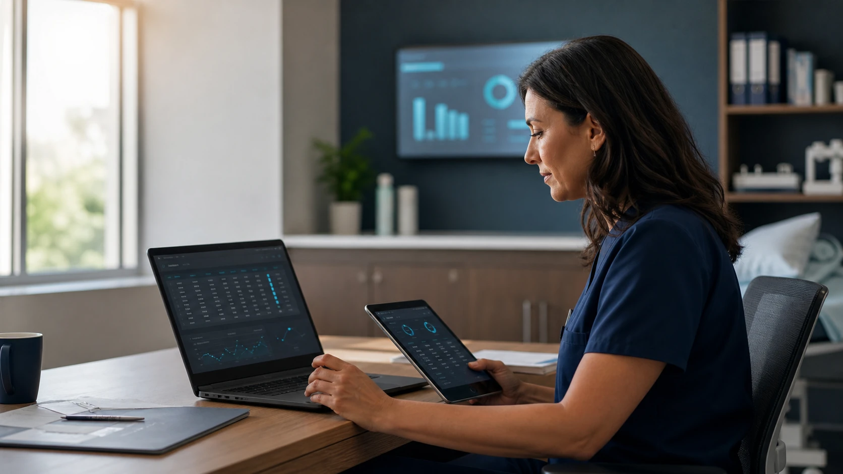 MedTech procurement lead evaluating a medical device marketing strategy before making first contact